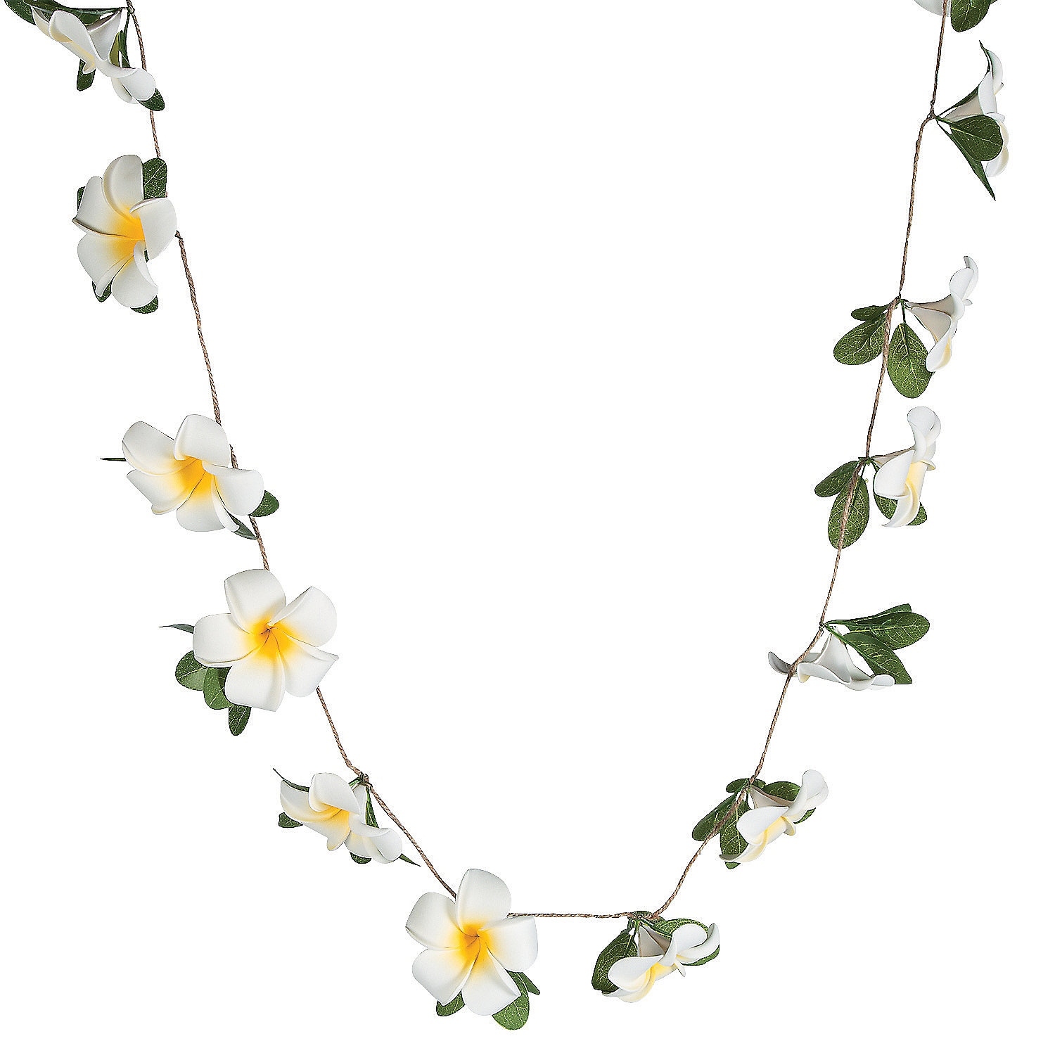 Plumeria Flower Garland Banner