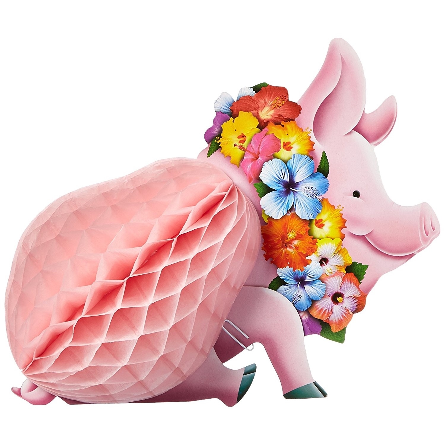 Luau Pig Honeycomb Centrepiece