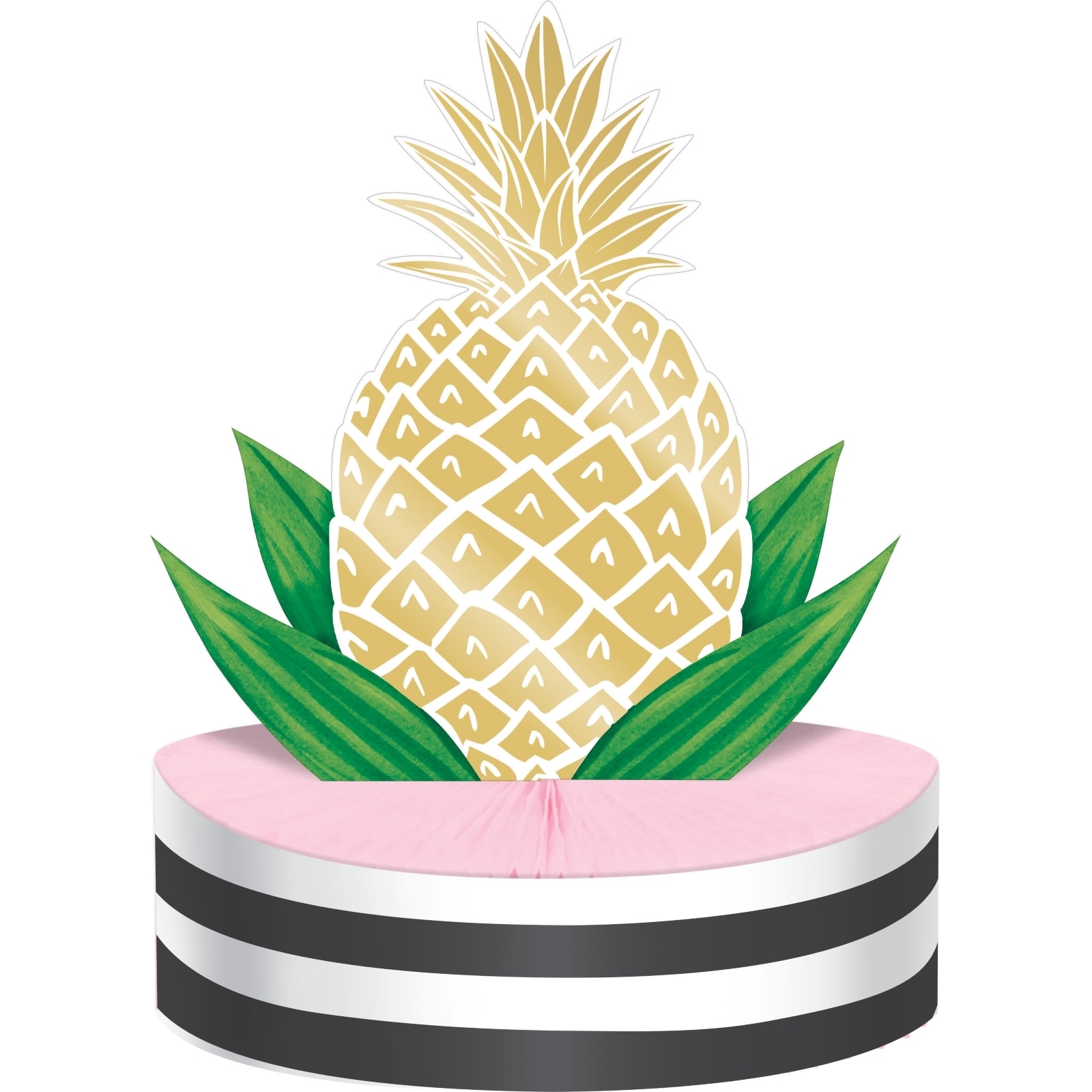 Golden Pineapple Honeycomb Centrepiece