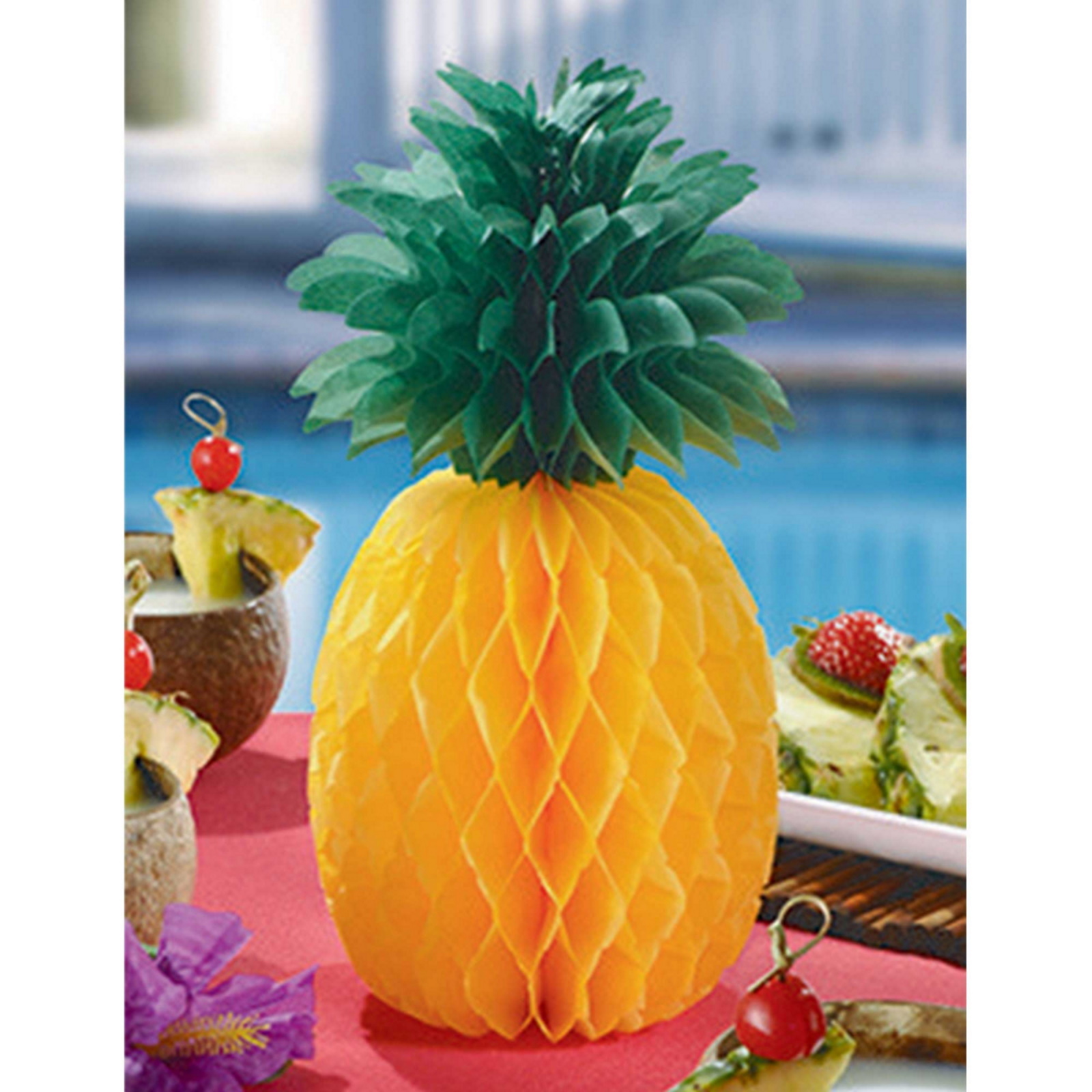 Pineapple Tissue Honeycomb Centrepiece Decoration