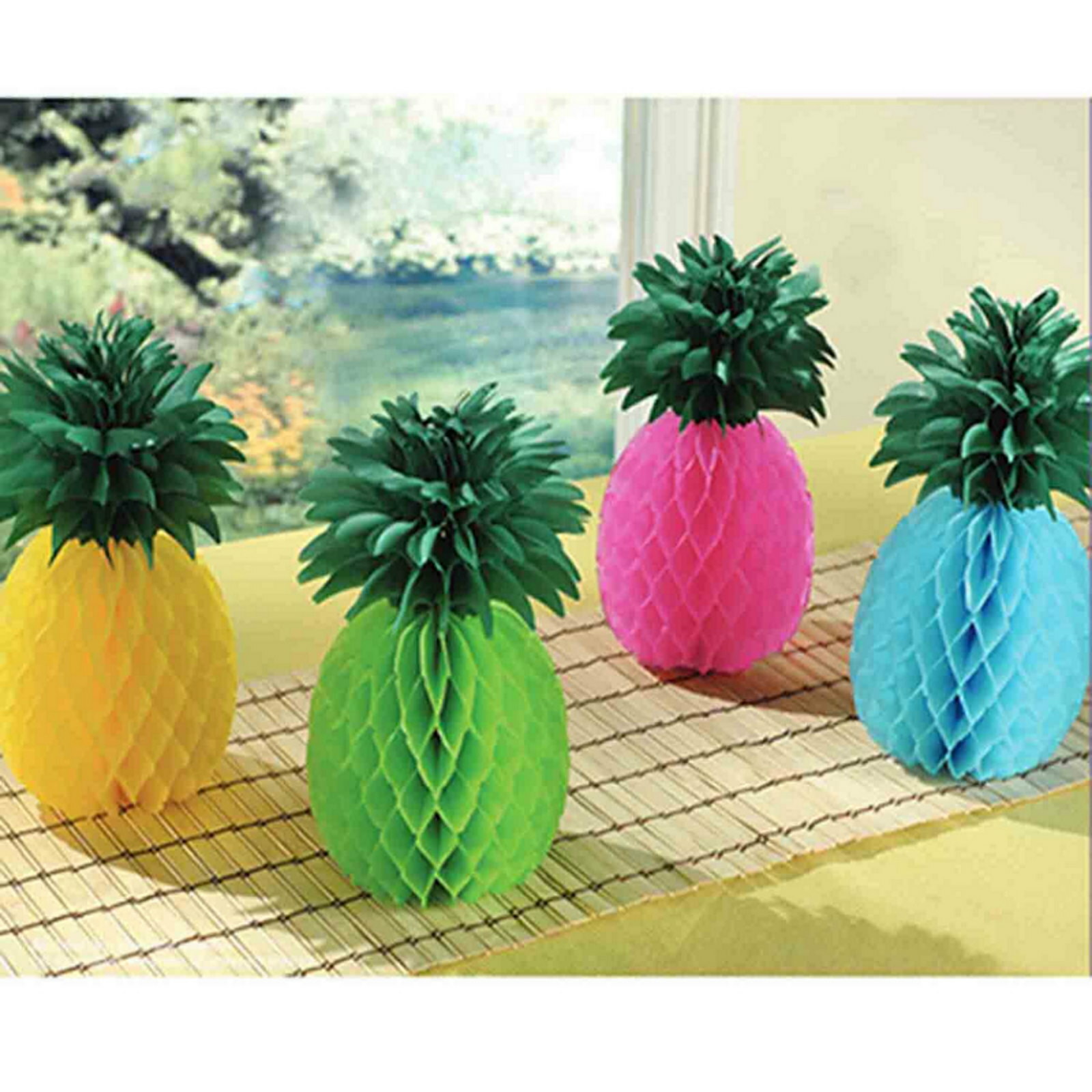 Pineapple Honeycomb Centrepieces (Pack of 4)