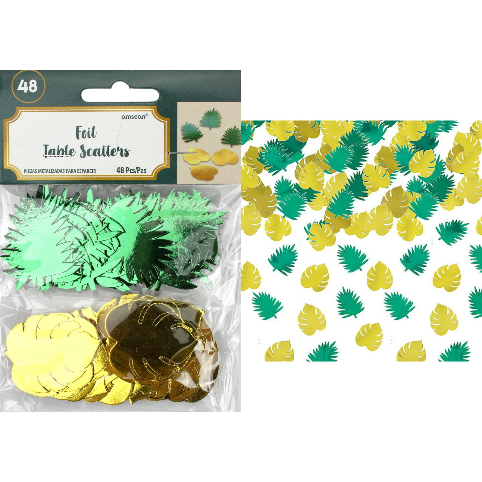 Key West Green & Gold Confetti/Table Scatters