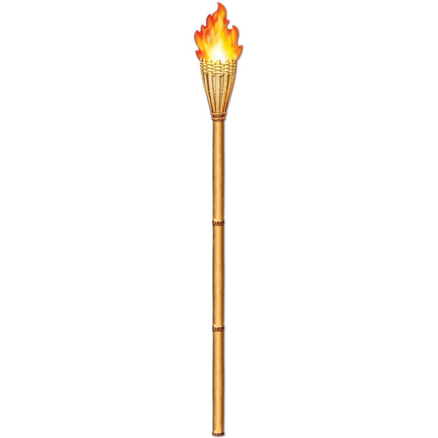 Tiki Torch Cardboard Cutout 1.83m