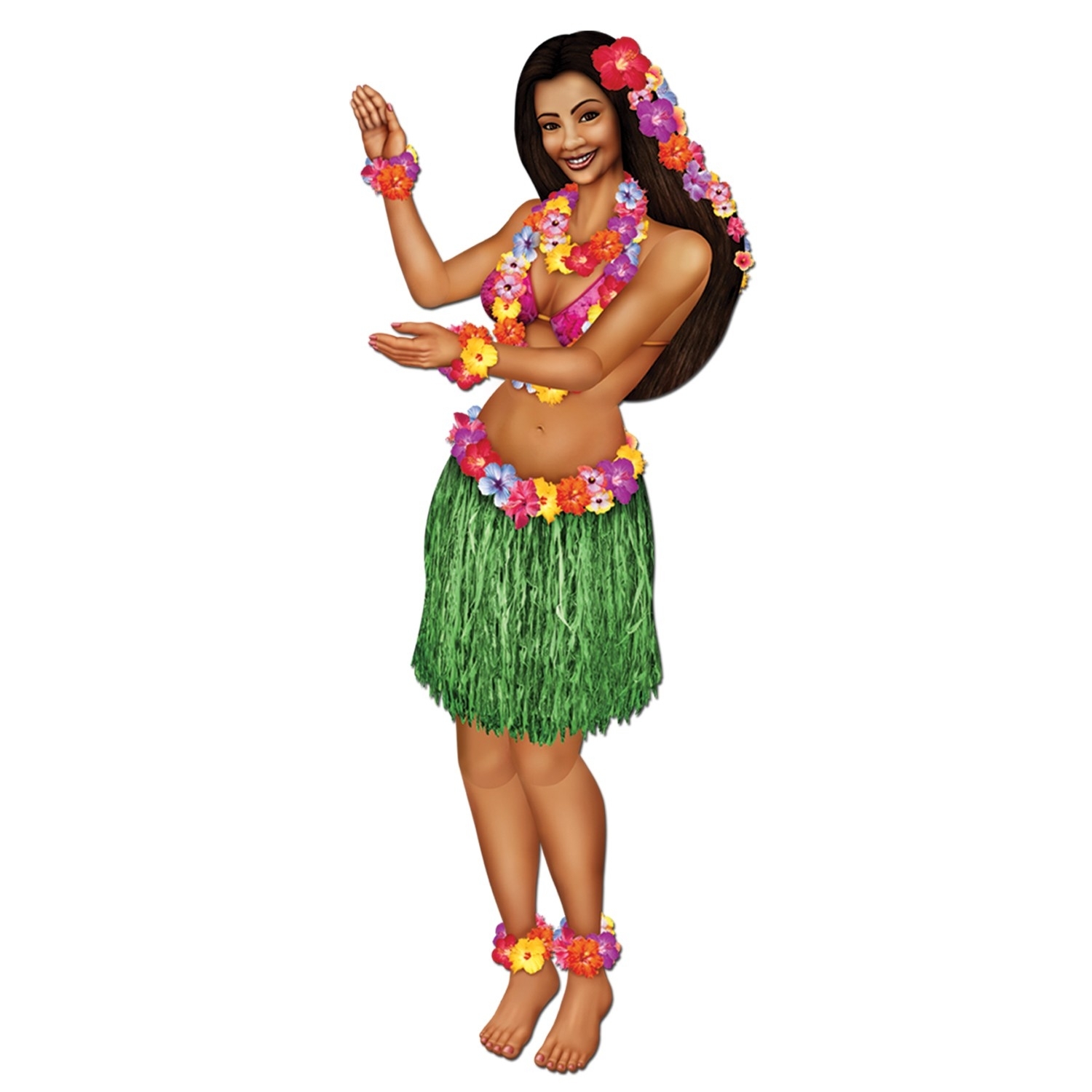 Hawaiian luau girl costume sales