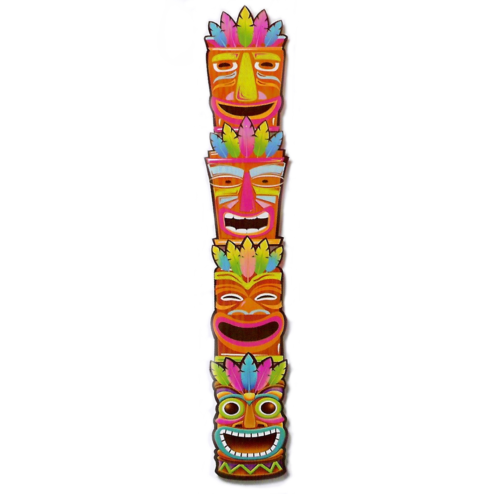 Jointed Totem Pole Cutout Decoration