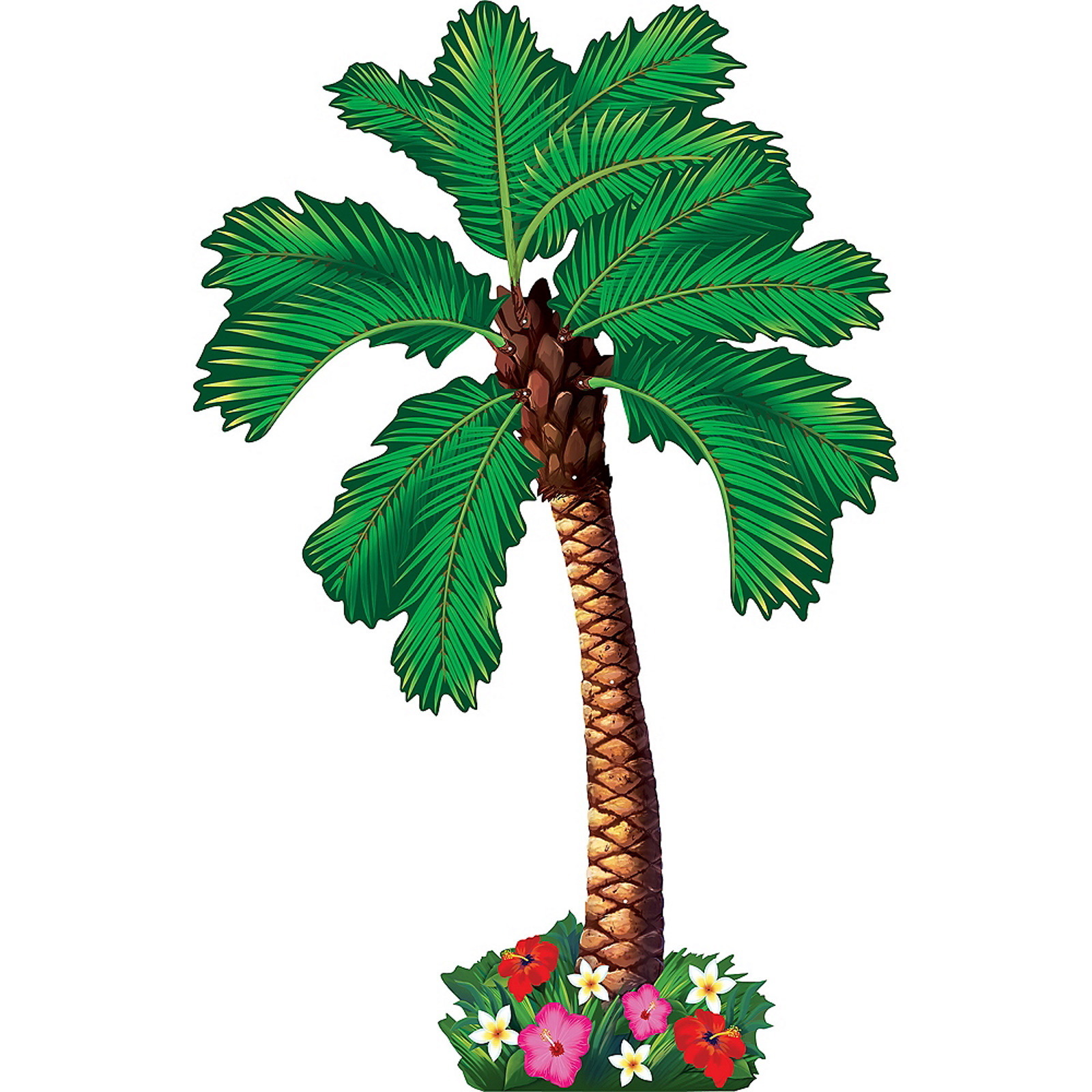 Summer Luau Jointed Palm Tree Wall Cutout Decoration