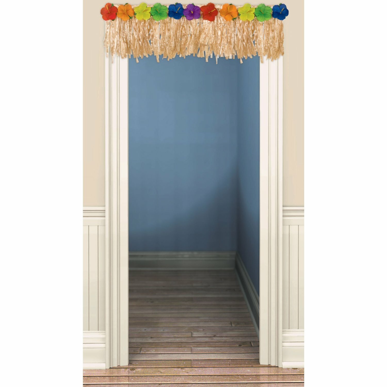 Hawaiian Luau Door Fringe Decoration