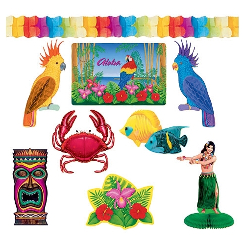 Luau Party Decorating Kit