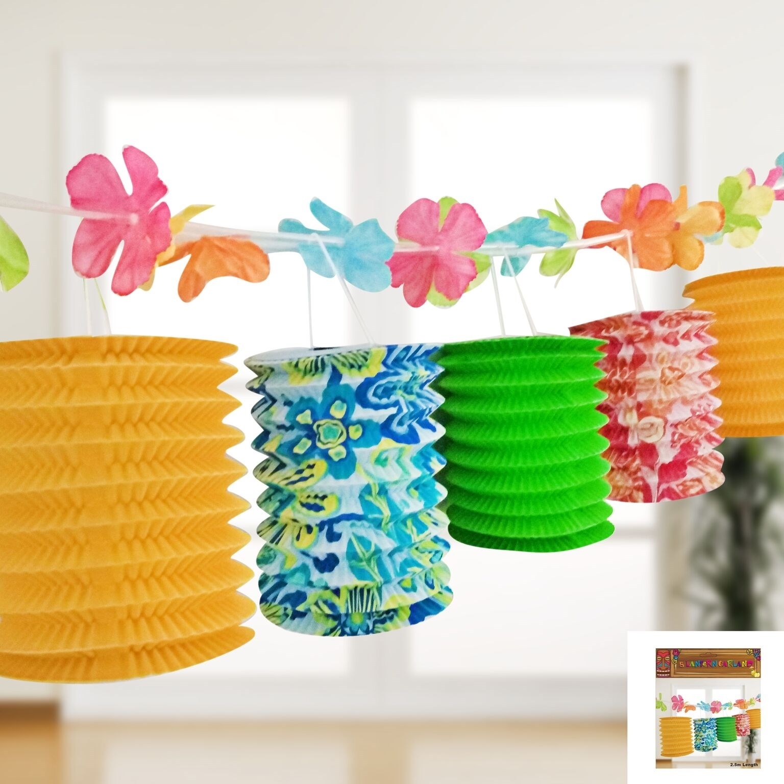 Hawaiian Lantern Garland