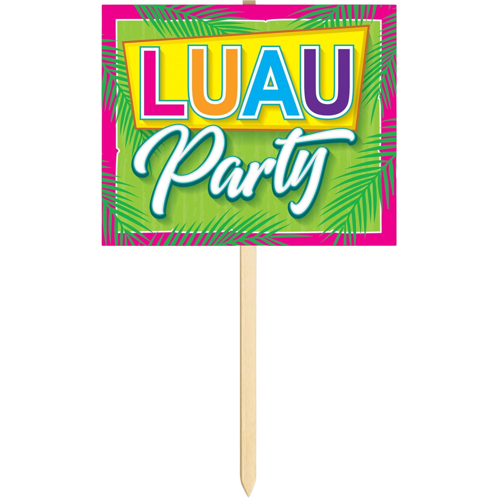 Luau Party Yard Sign