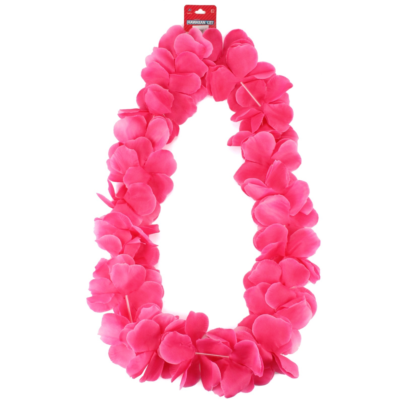 Hot Pink Large Petal Hawaiian Lei