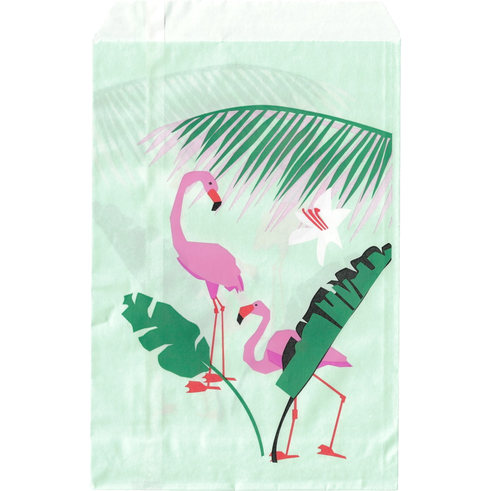 Tropical Flamingos Paper Lolly / Treat Bags (Pack of 6)
