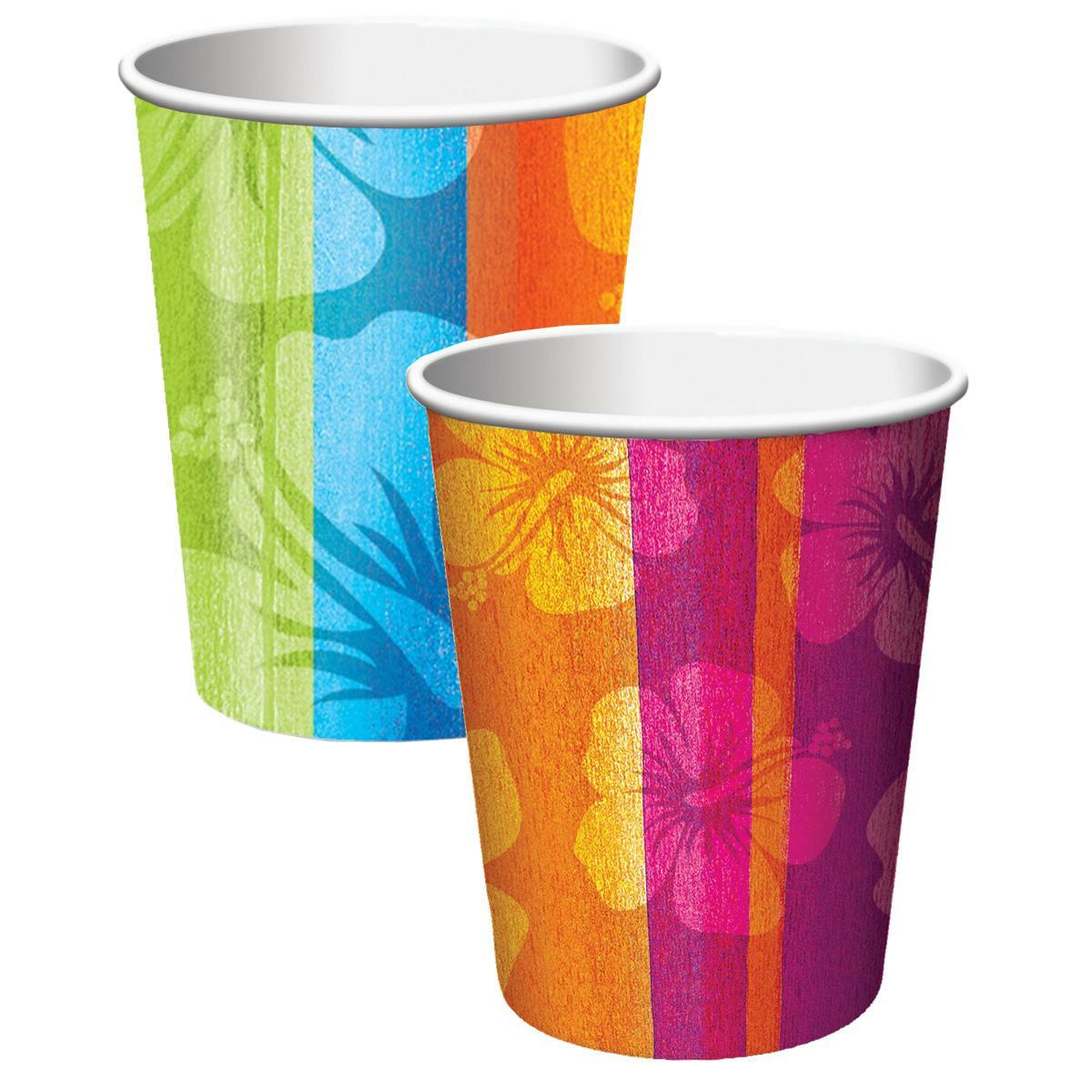 Aloha Summer Paper Cups (Pack of 8)
