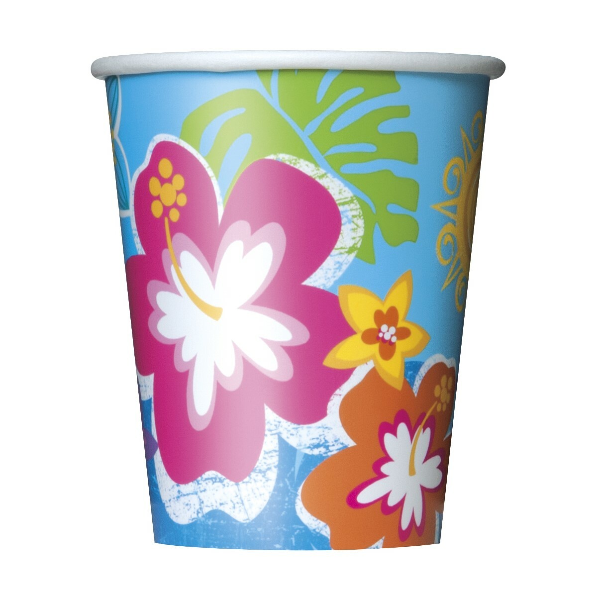 Hula Beach Party Paper Cups (Pack of 8)