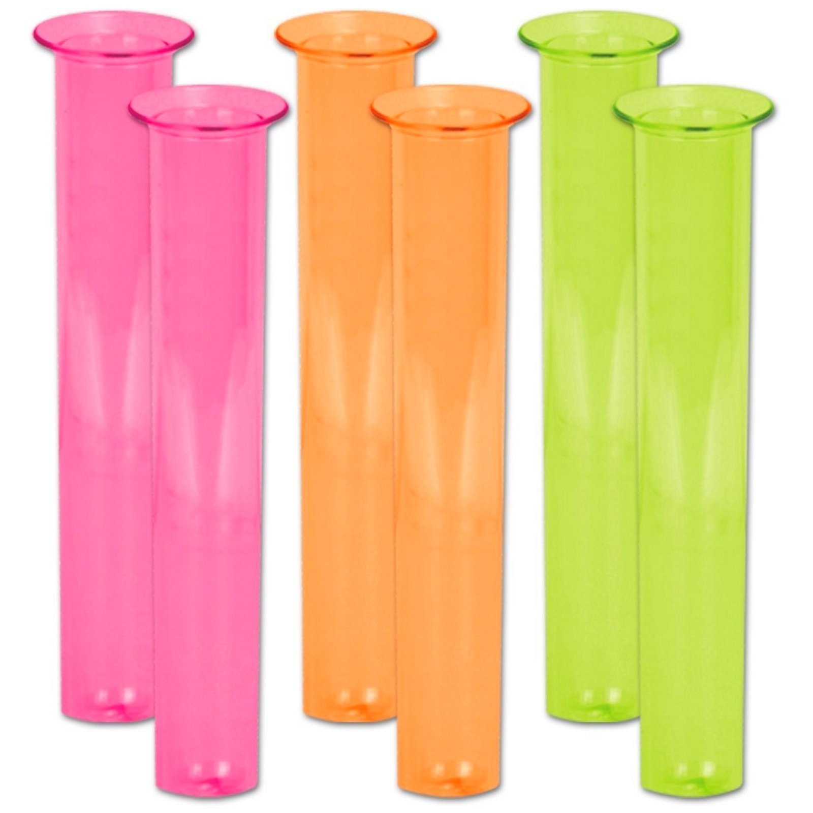 Neon Test Tube Shot Glasses (Pack of 6)