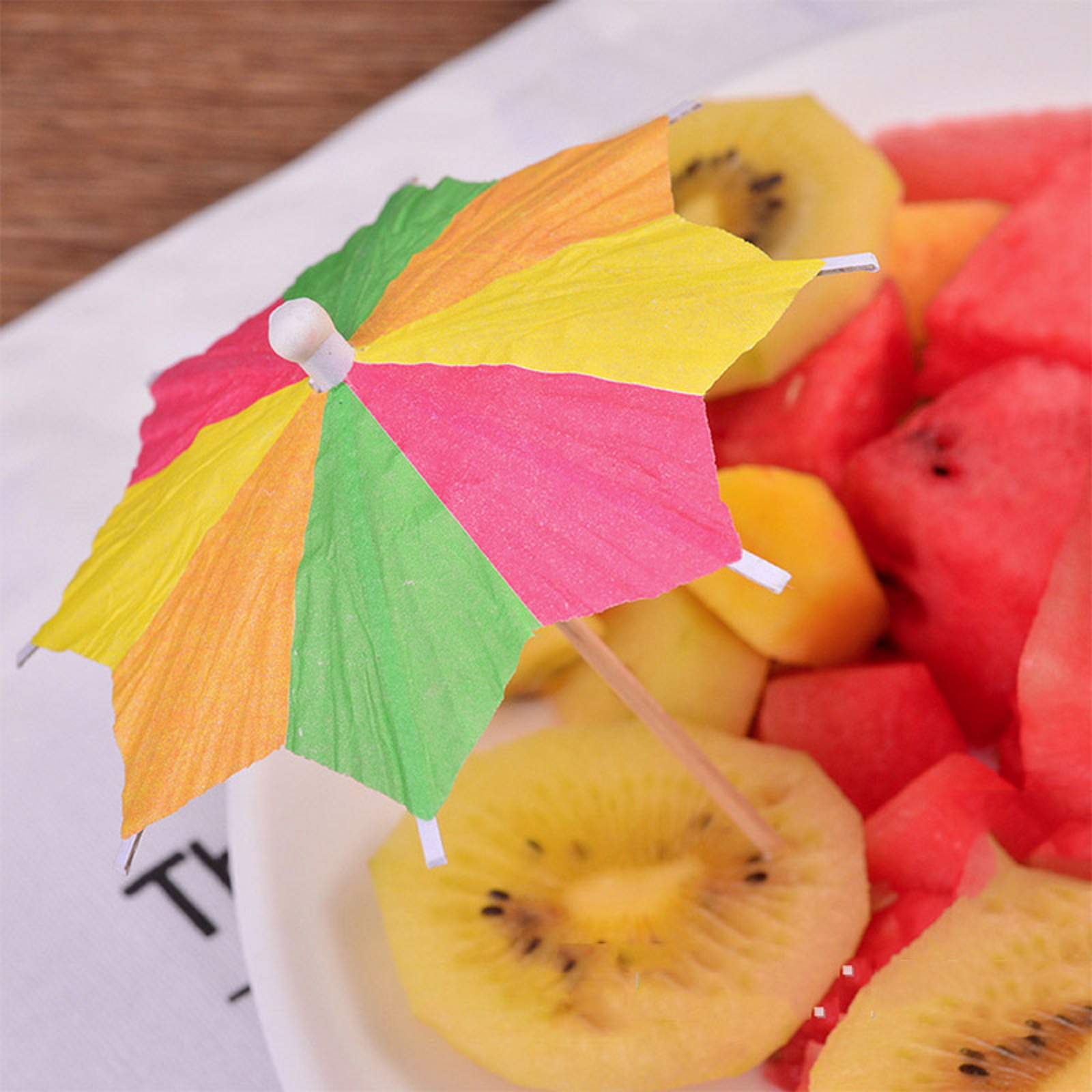 Beach Umbrella Picks (Pack of 10) Hawaiian Luau Themed Party