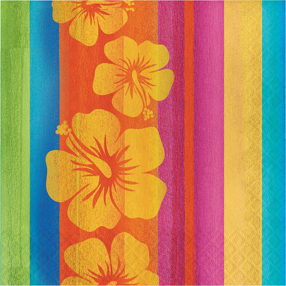Sunset Stripes Large Napkins (Pack of 16)