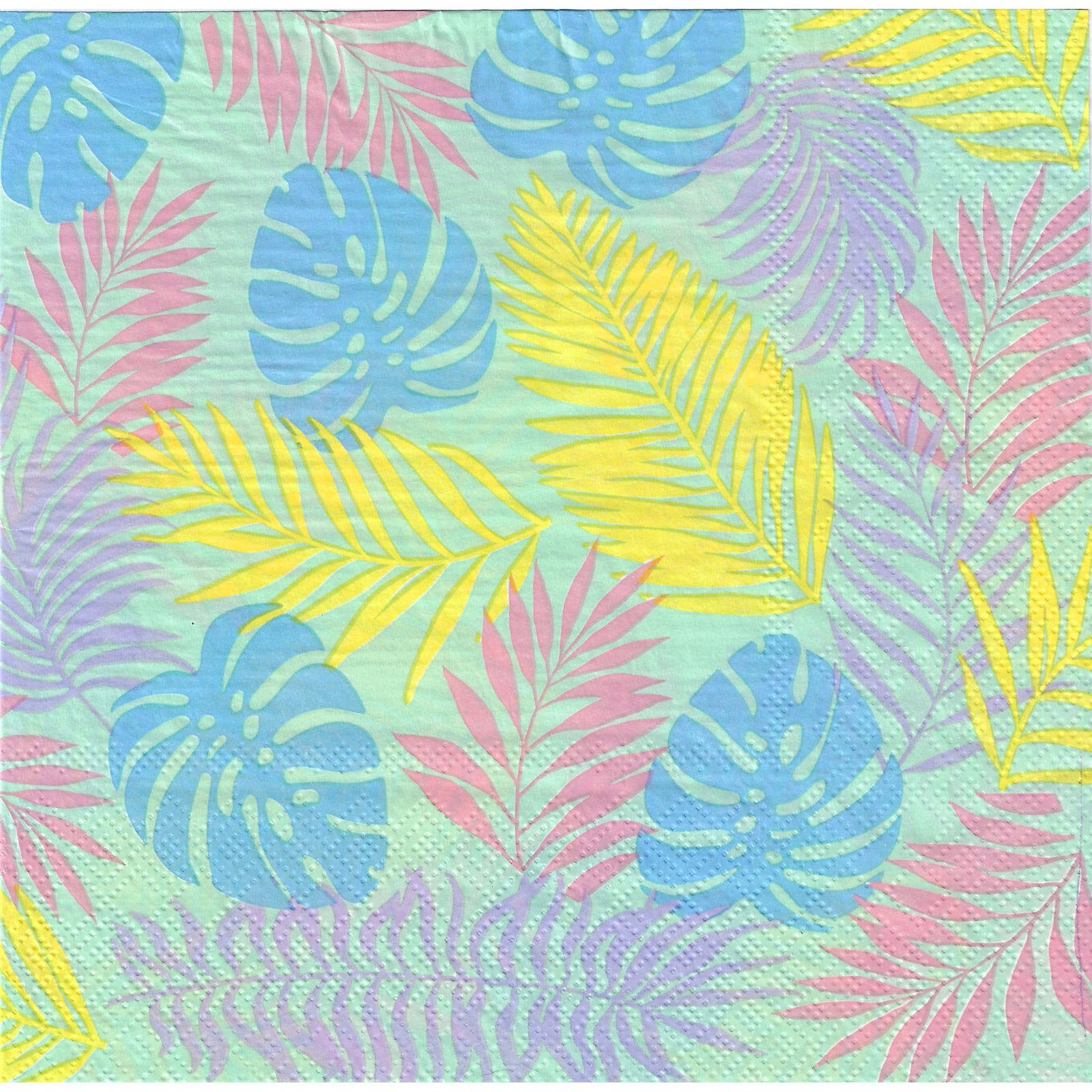 Tropical Pastel Large Paper Napkins (Pack of 20)  