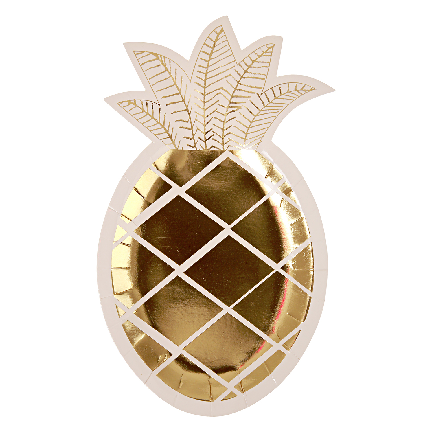 Meri Meri Foil Pineapple Plates (Pack of 8)