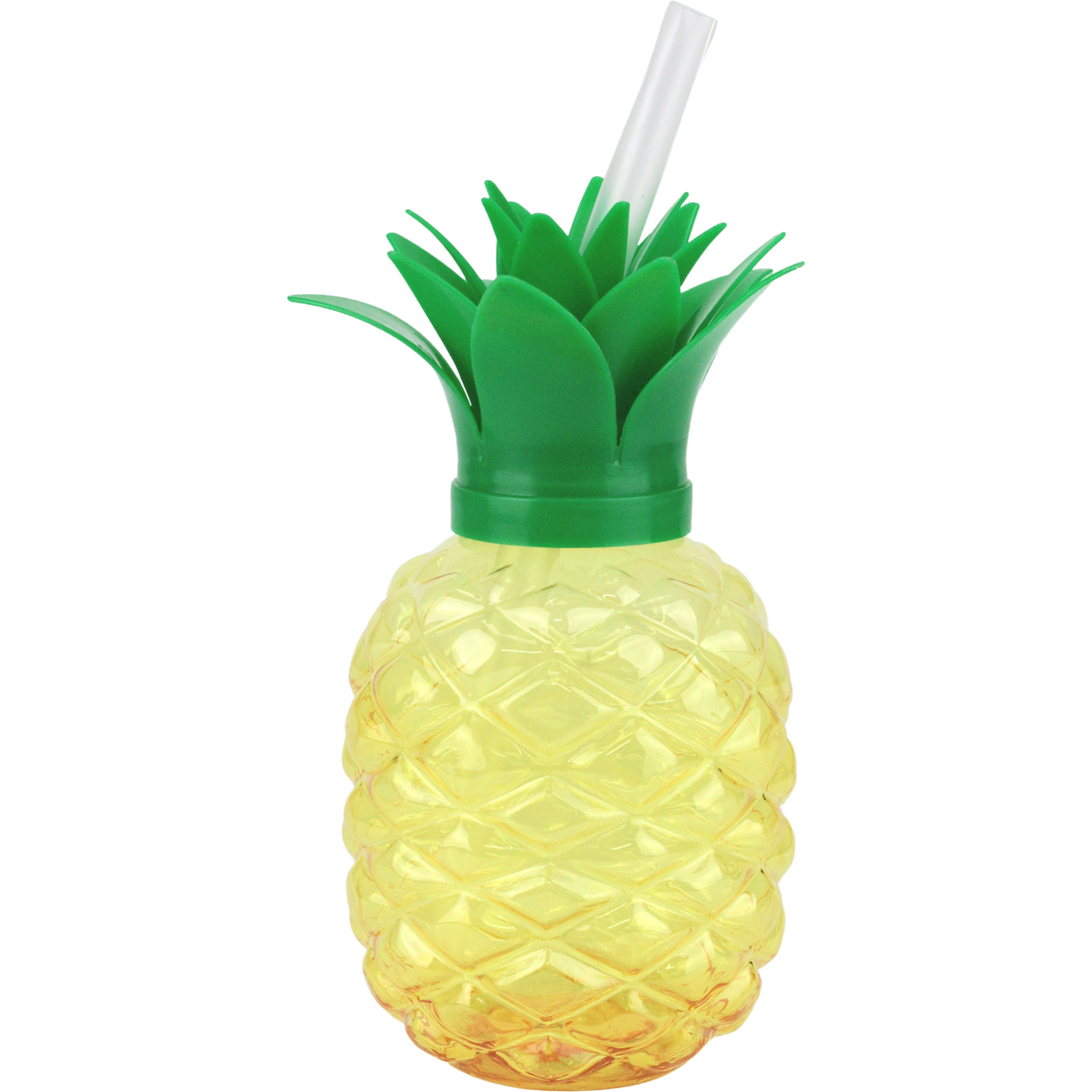 500ml Pineapple Novelty Cup With Straw