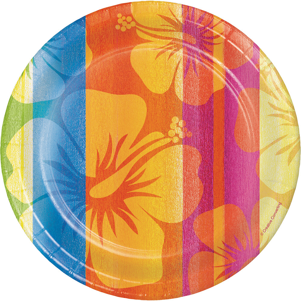 Sunset Stripes Small Plates (Pack of 8)