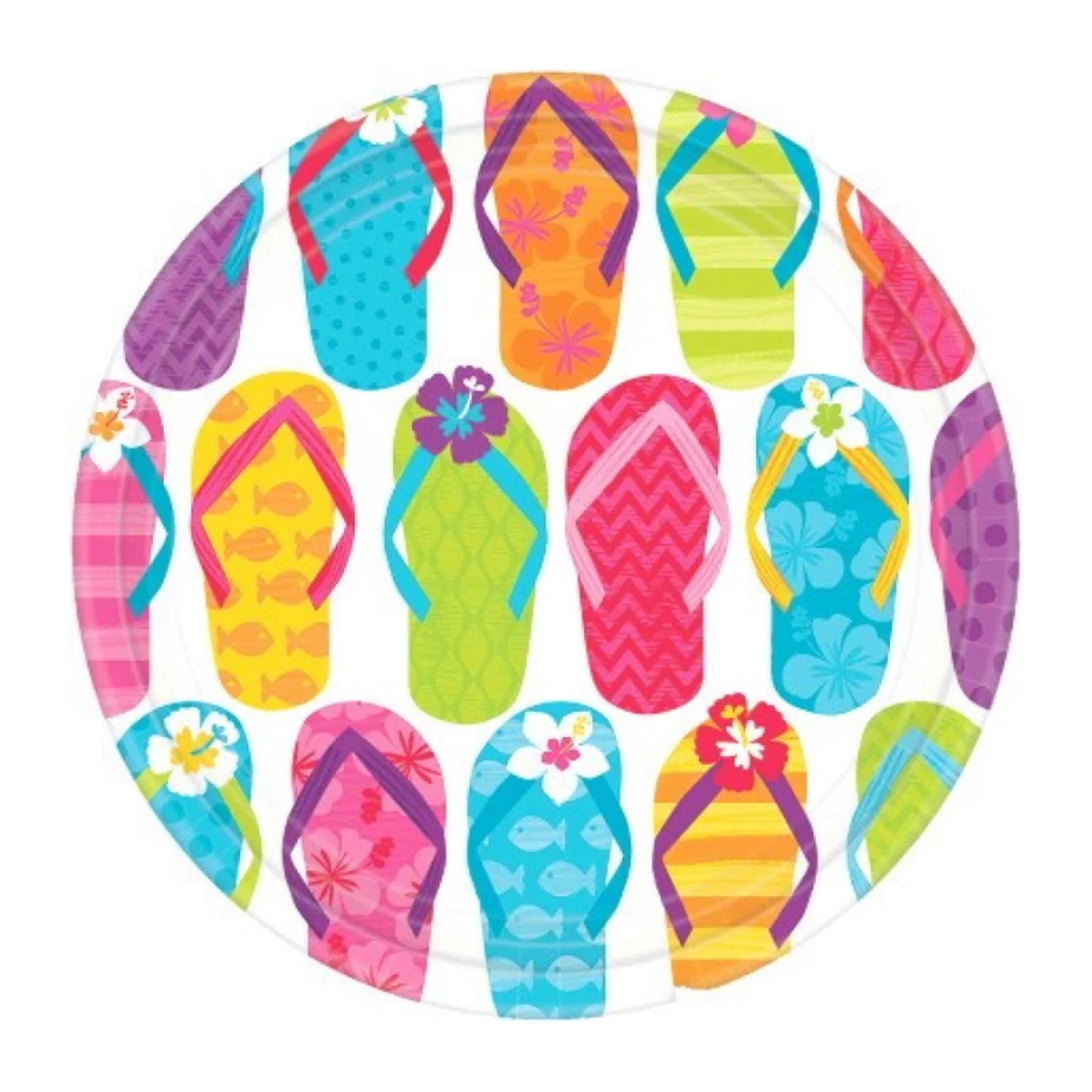 The Flip Side Small Paper Plates (Party Pack of 60)