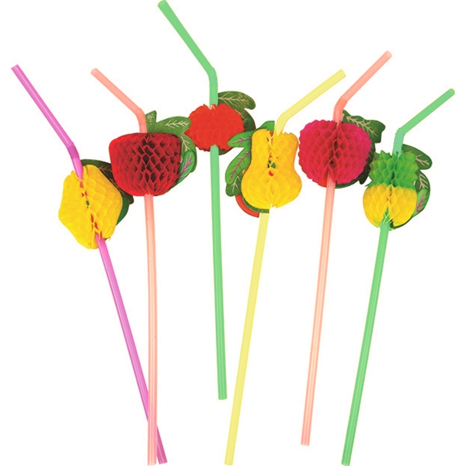 Honeycomb Fruit Straws (Pack of 12)