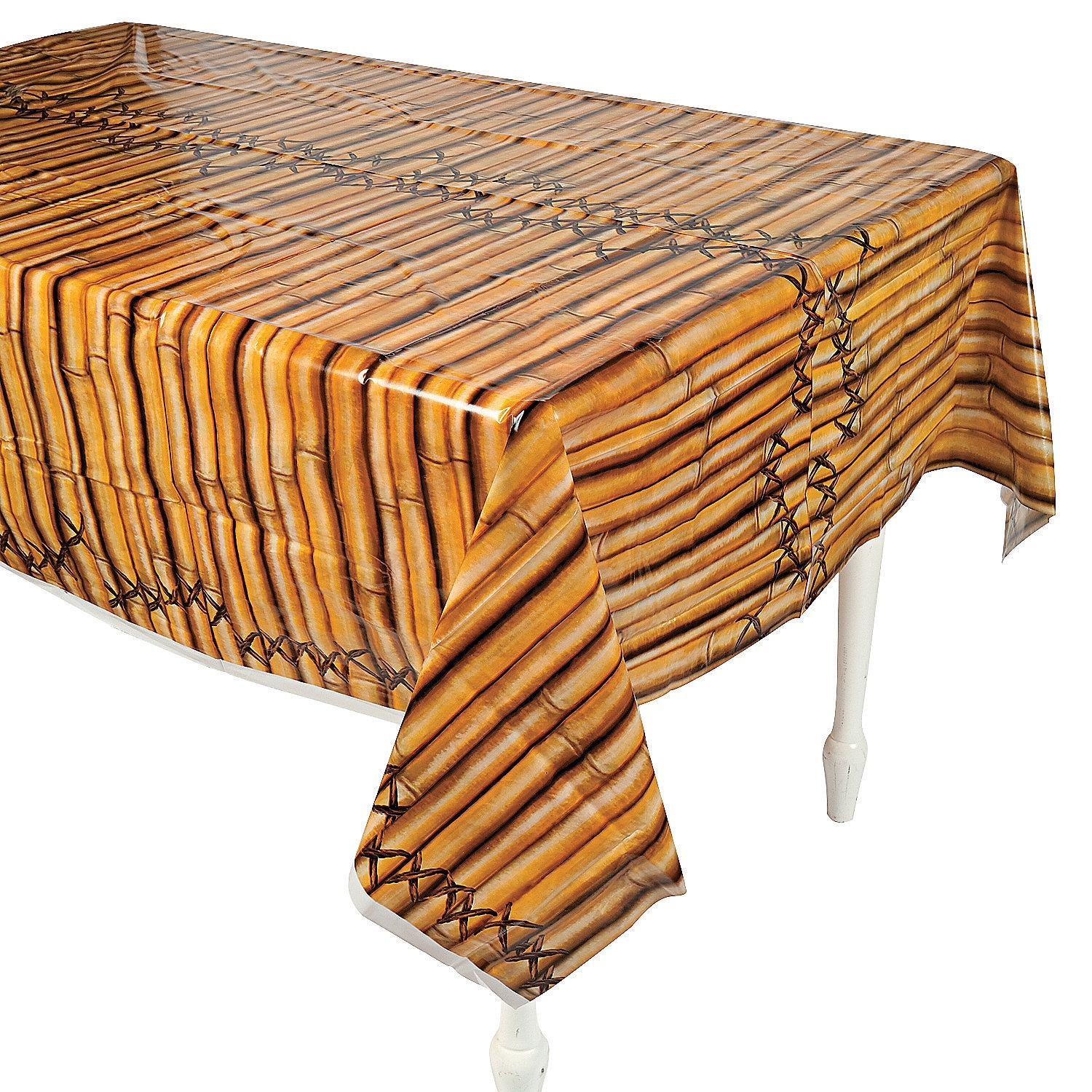 Bamboo Plastic Tablecloth