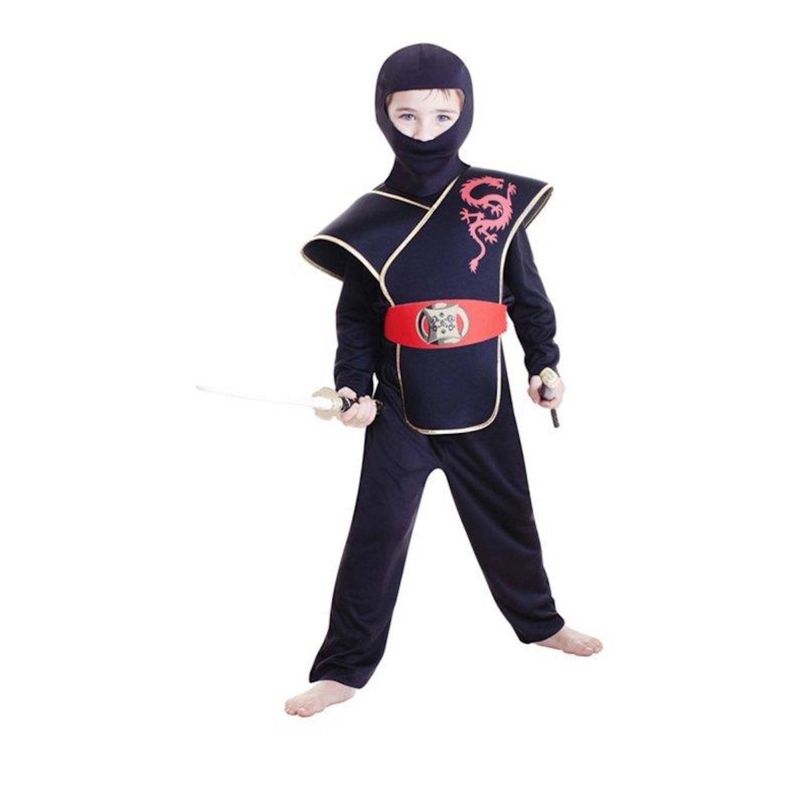 Ninja Boy Deluxe Child Costume 6 8 Years Discount Party Supplies