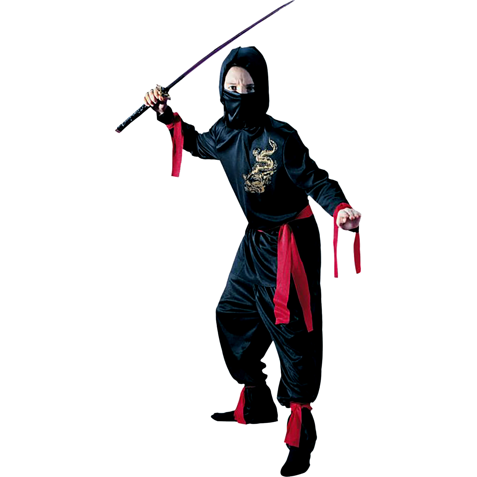 Black Ninja Child Costume Small