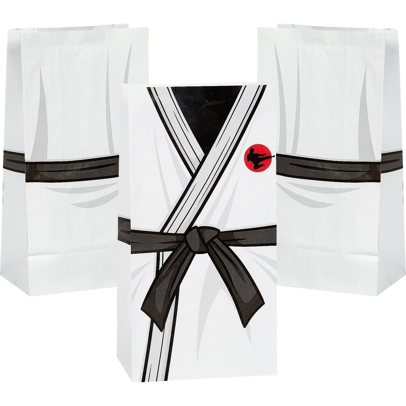 Ninja Warrior Paper Favour Bags (Pack of 12) 