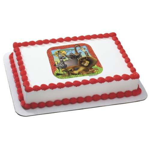 Madagascar: Escape 2 Africa Edible Icing Cake Decoration