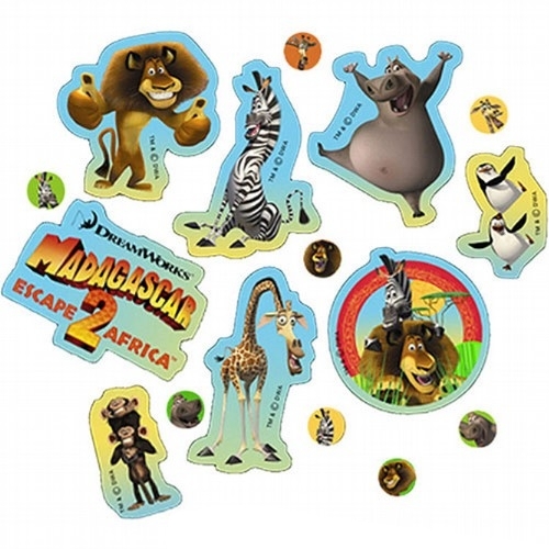 Madagascar: Escape 2 Africa Confetti/Table Scatters