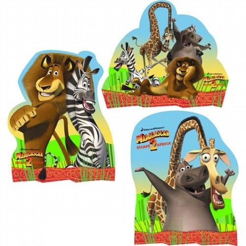 Madagascar: Escape 2 Africa Wall Decorations (Set of 3)