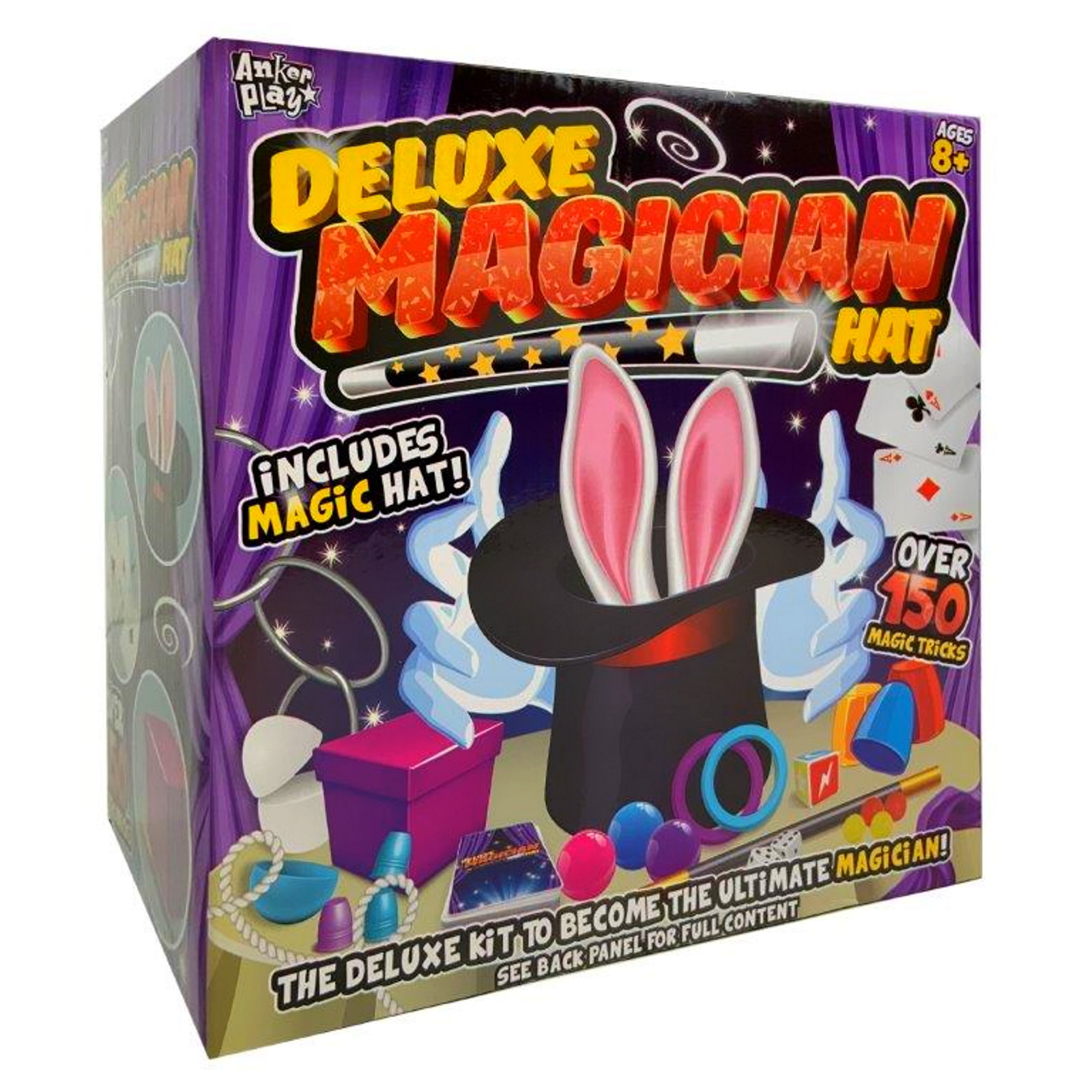 Kids Deluxe Magician Hat Kit (150 Tricks)