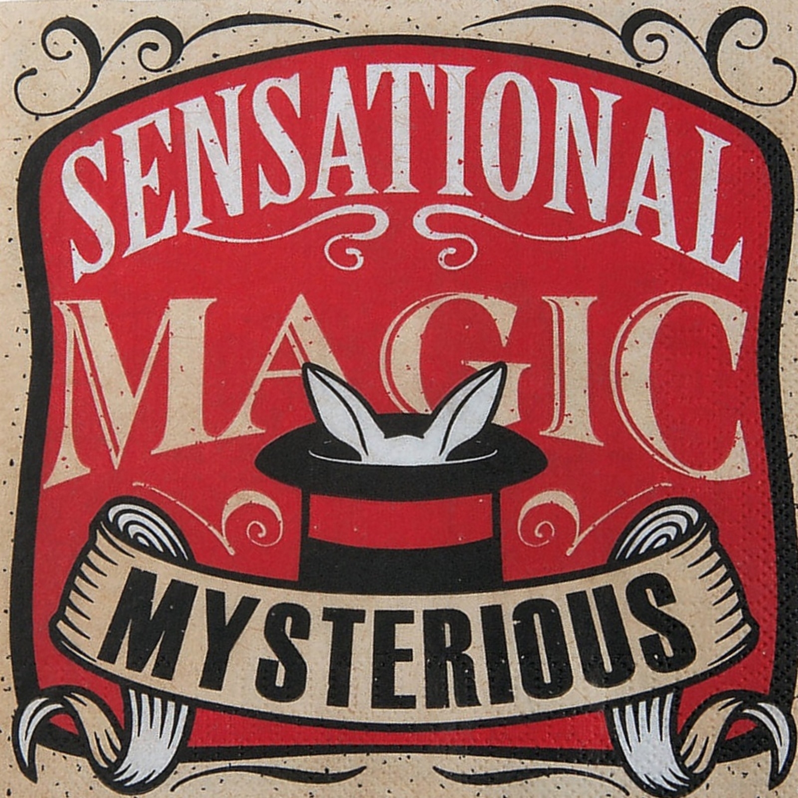 Magic Party Large Napkins / Serviettes (Pack of 16)