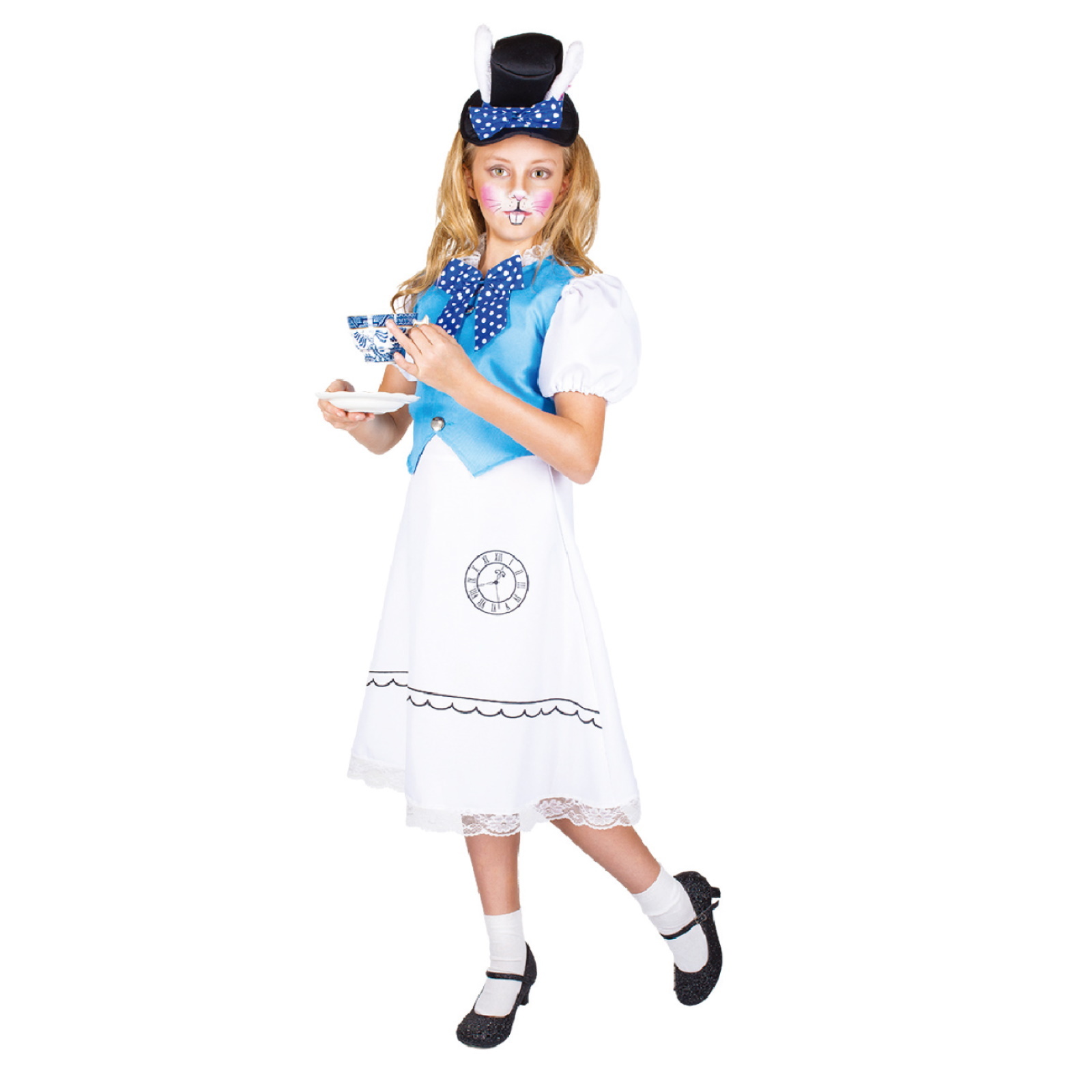 White Rabbit Girl Childs Costume Small