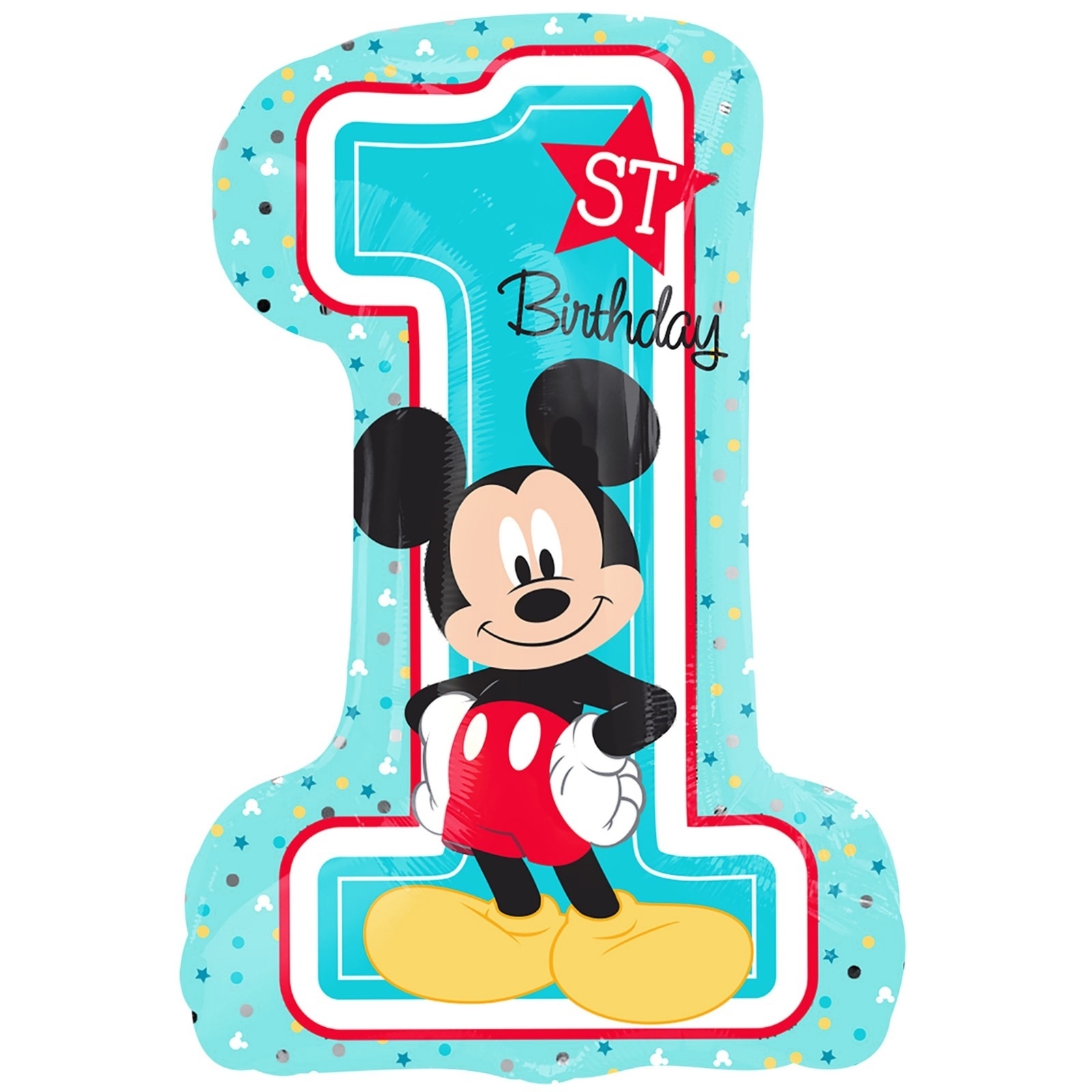 Mickey Mouse Fun To Be One Supershape Jumbo Helium Balloon 71cm