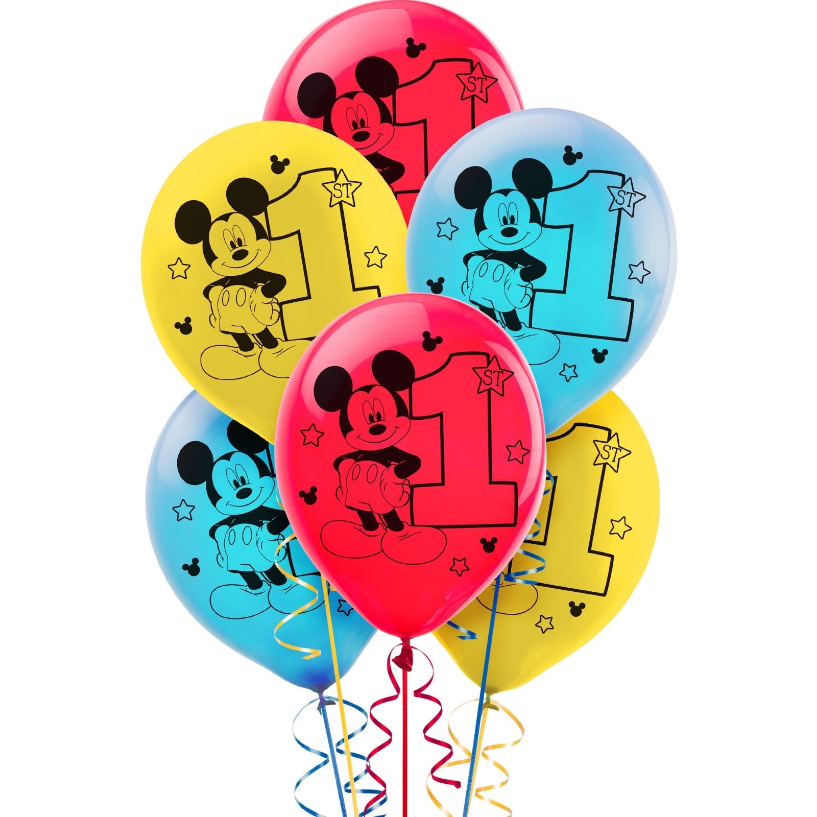 Mickey Mouse Fun To Be One Balloons (Pack of 15)