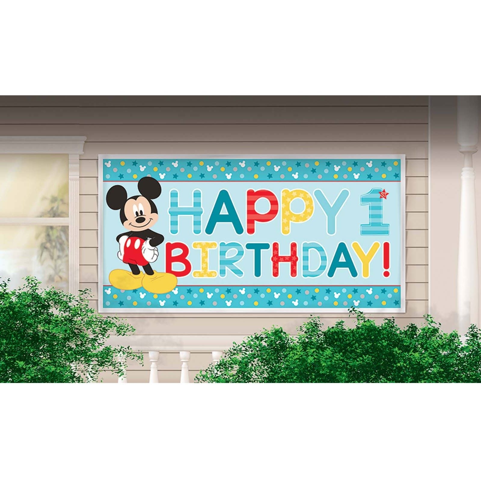 Mickey Mouse Fun To Be One Giant Banner
