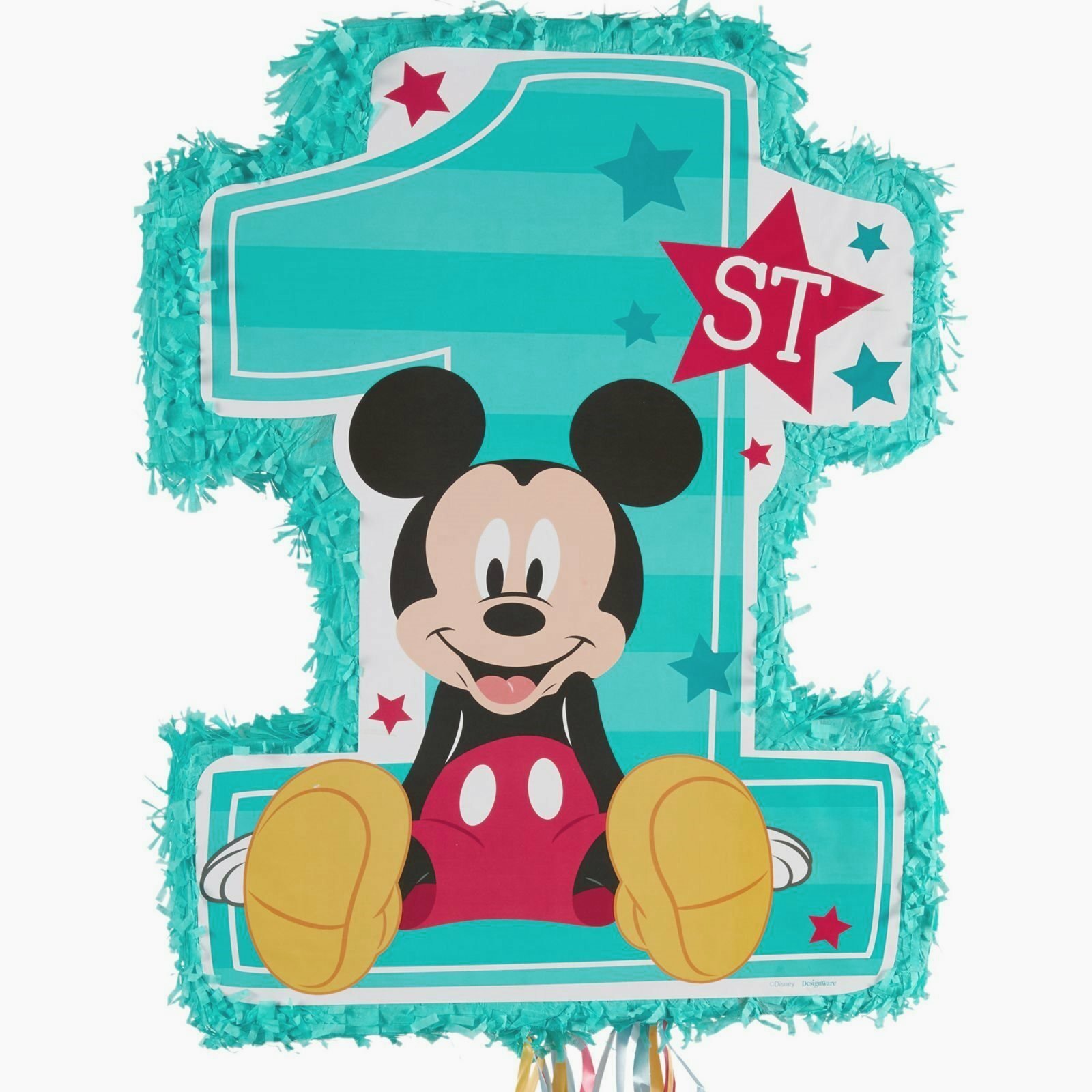 Mickey Mouse Fun To Be One Pull String Pinata