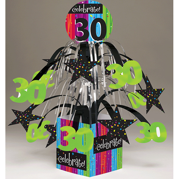 Milestone Celebrations 30th Birthday Centrepiece