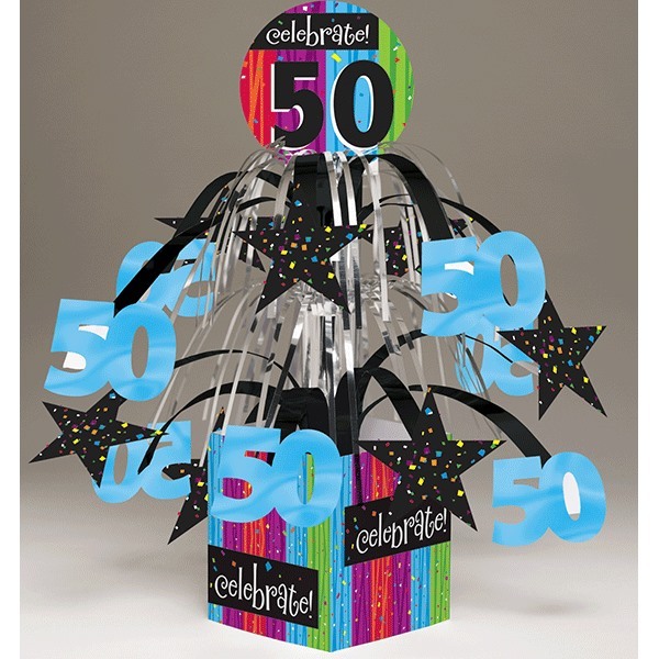 Milestone Celebrations 50th Birthday Centrepiece