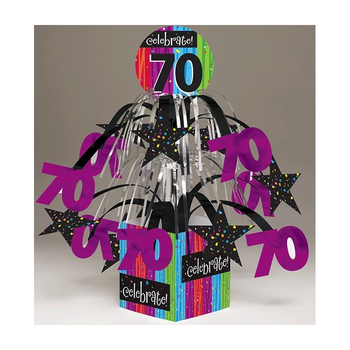 Milestone Celebrations 70th Birthday Centrepiece
