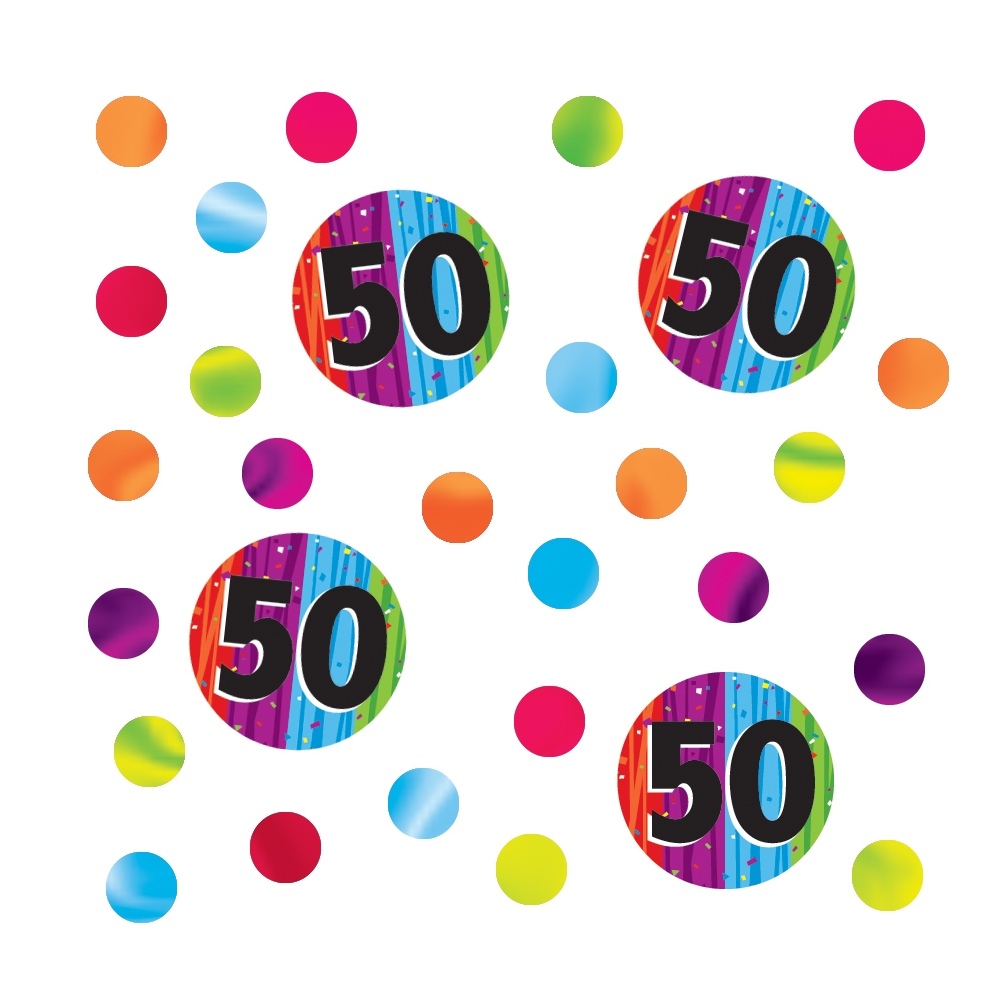 Milestone Celebrations 50th Birthday Confetti/Table Scatters