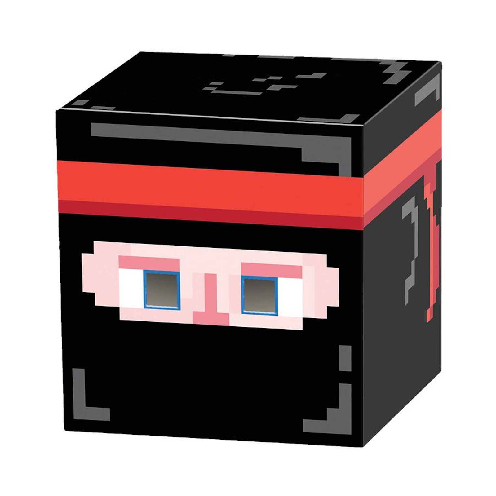 Pixel Ninja 8-Bit Box Head Child Costume Accessory
