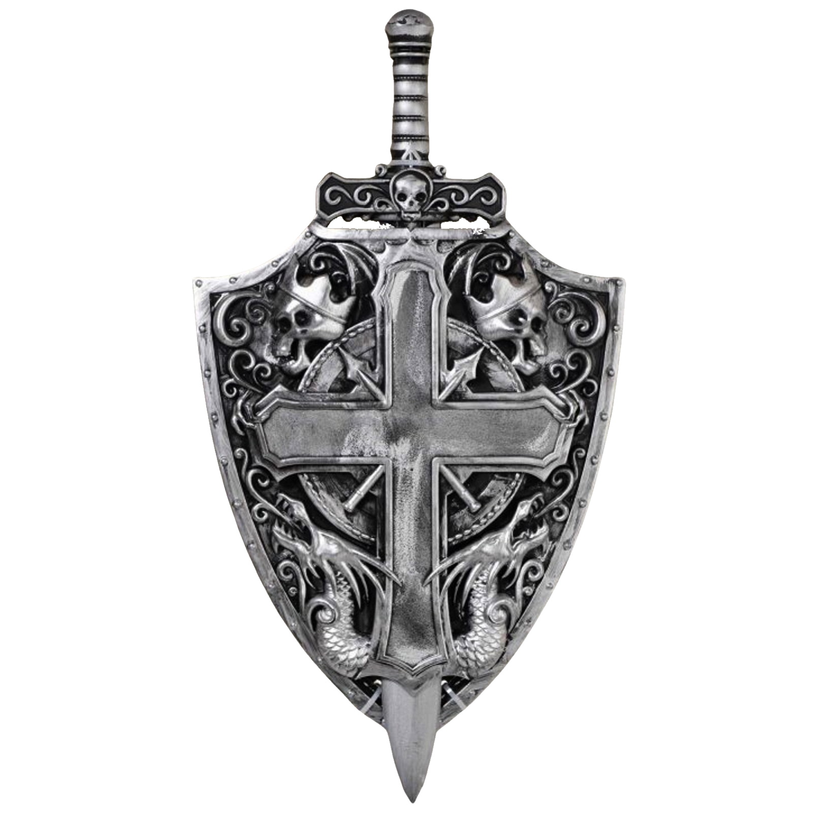 Plastic Crusader Shield & Sword Set
