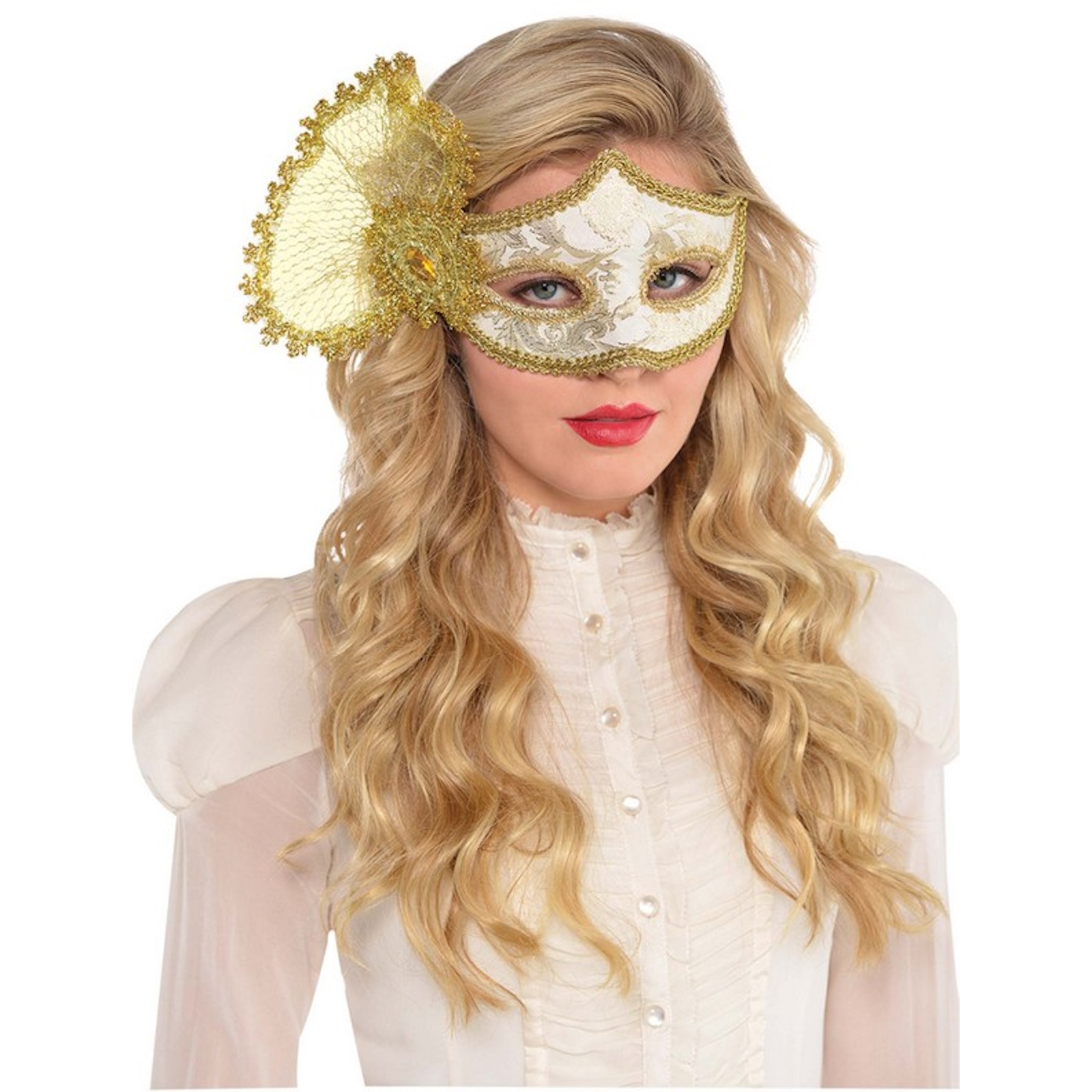 Parisian Gold Masquerade Ladies Mask