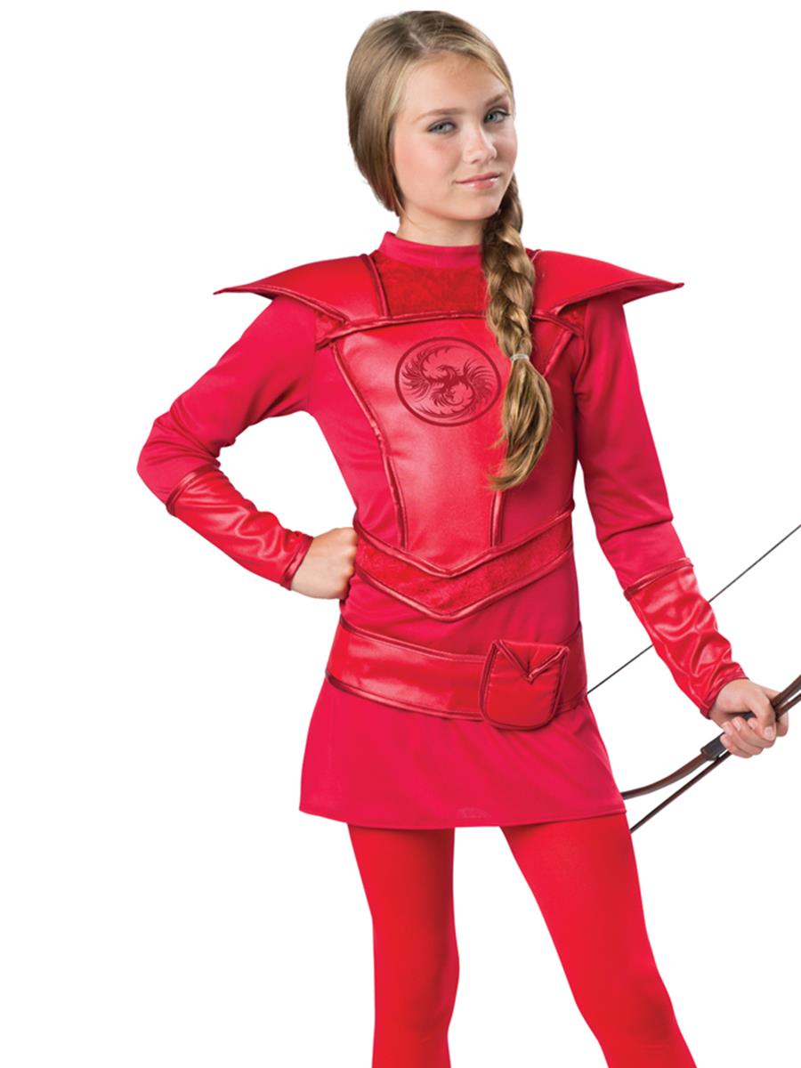 Warrior Huntress Red Tween Costume Large