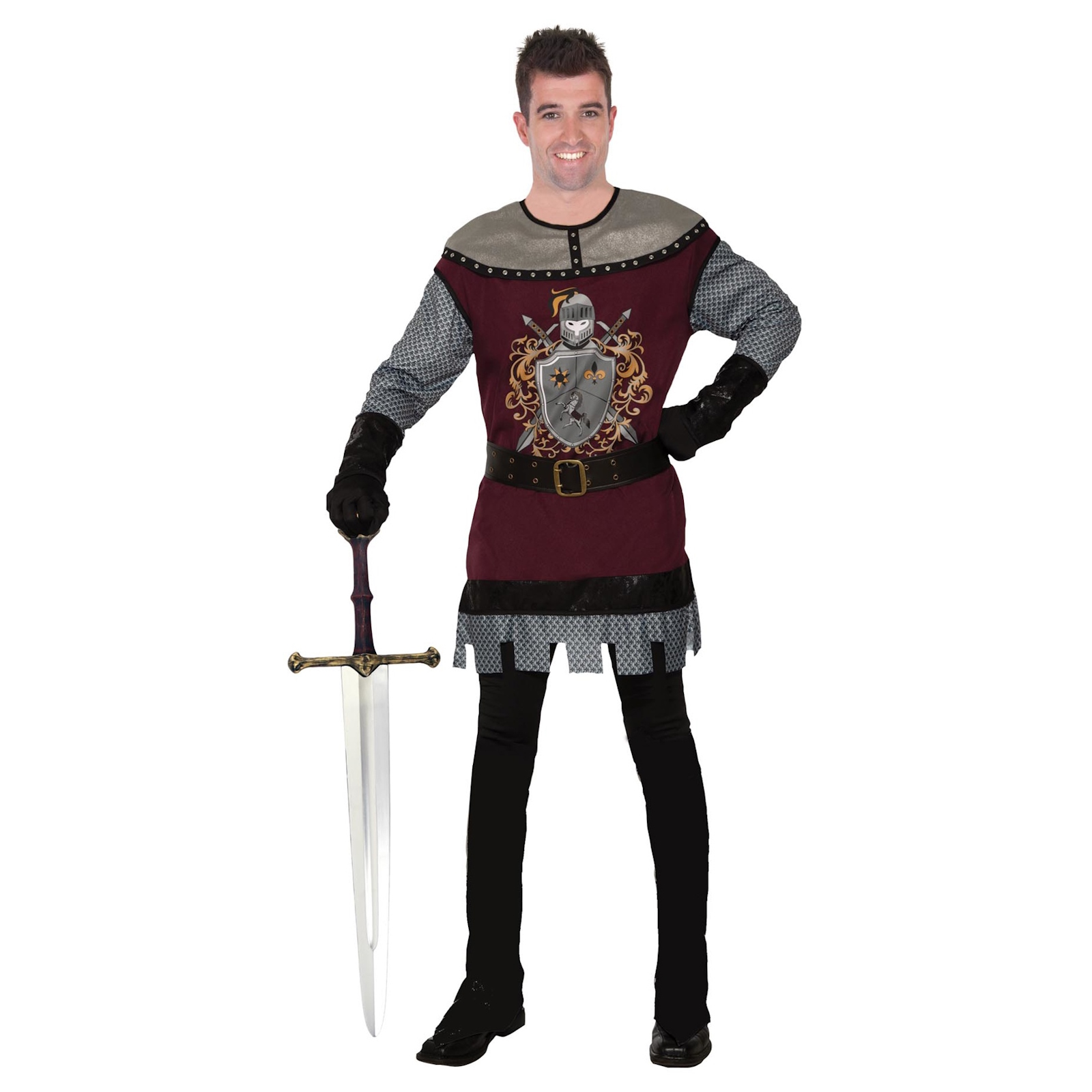 Royal Knight Men's Costume Large